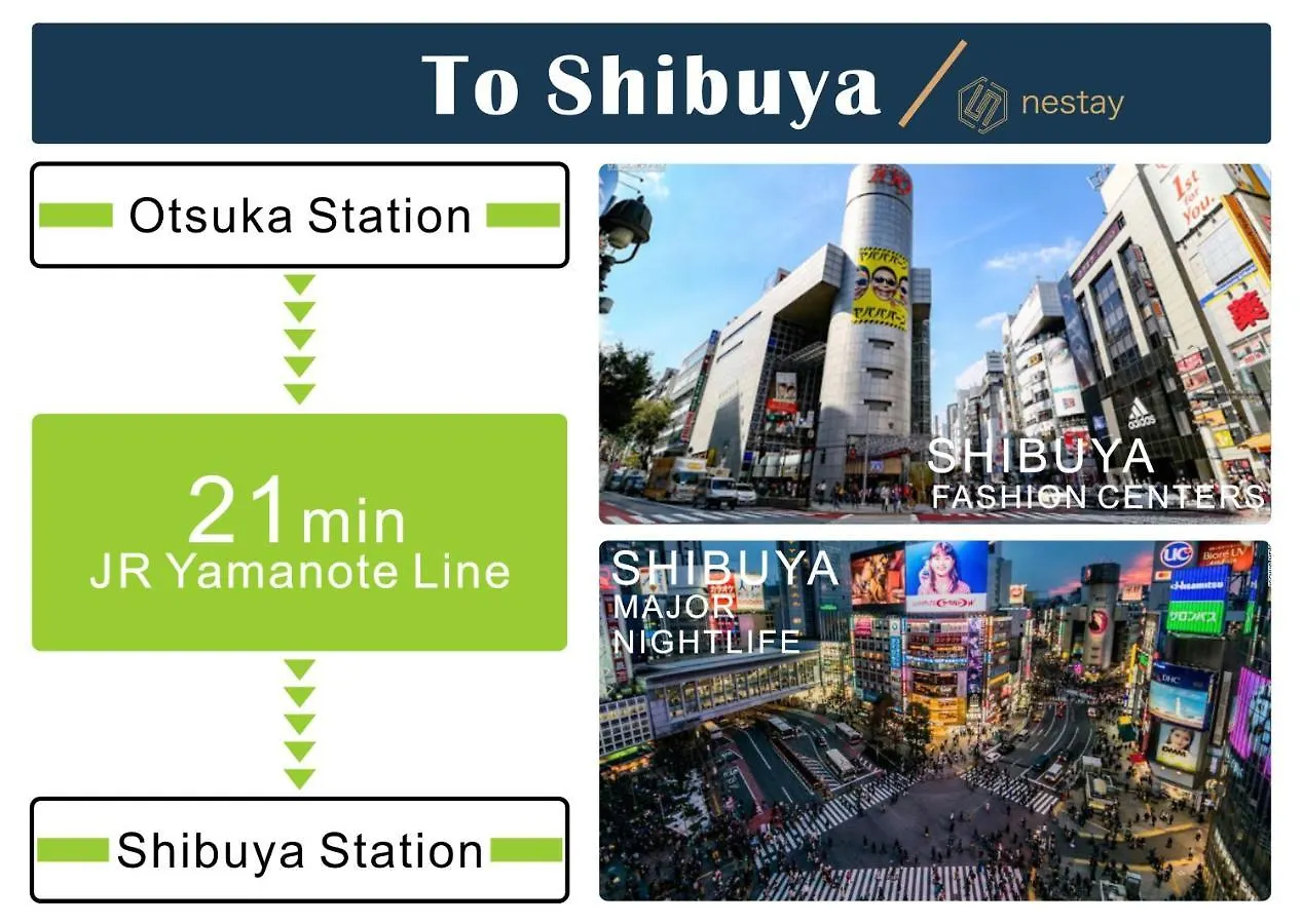 Nestay Inn Tokyo Otsuka 403 Apartmán